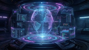 Futuristic Radar Interface