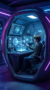 Futuristic Study Pod