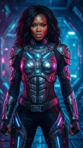 Futuristic Warrior Queen