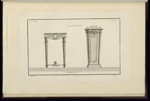 Gaines et Pieds de table