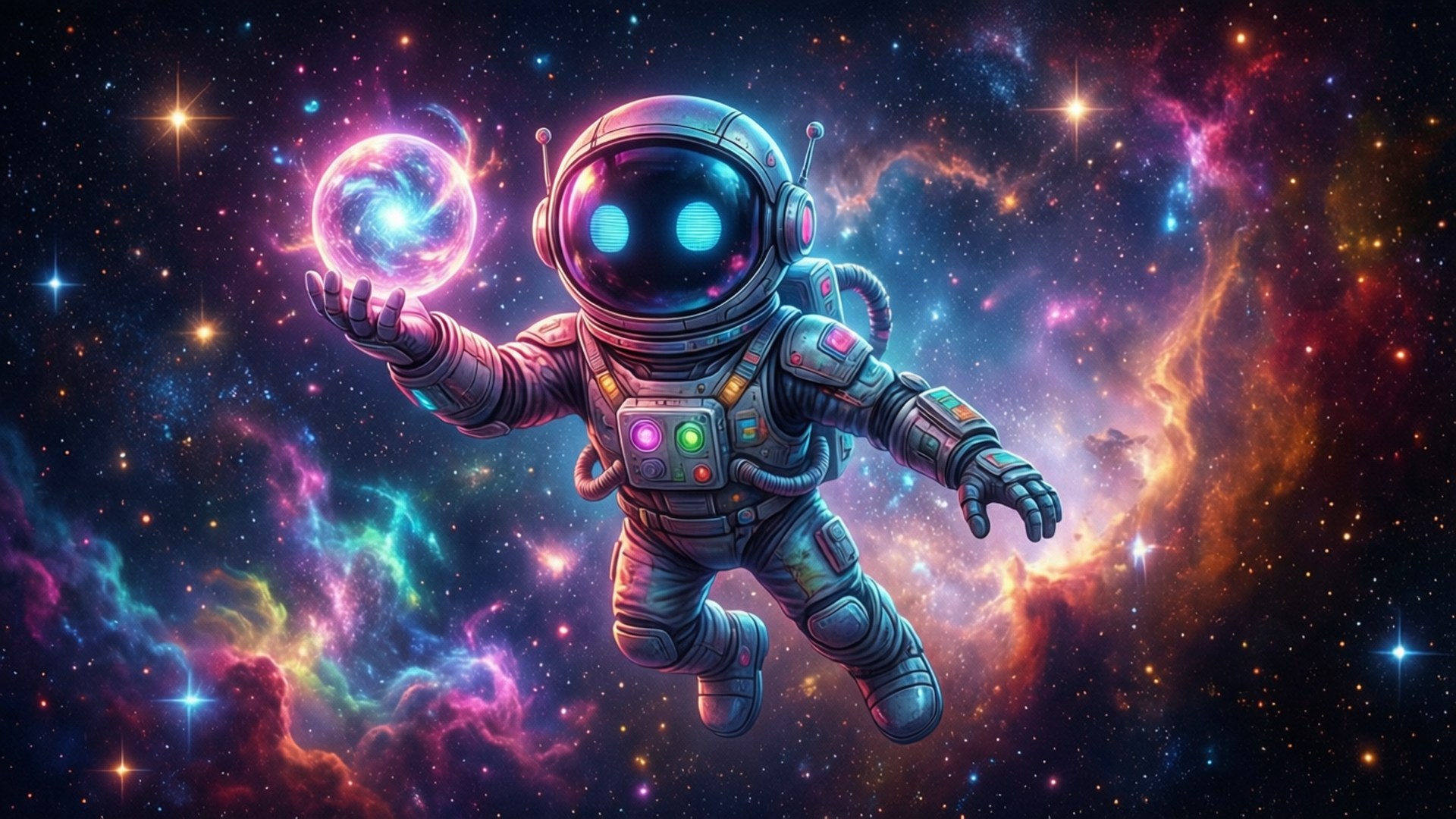 Galactic Hero Journey by Wallpapers.art Studio