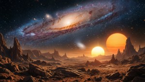 Galactic Horizon from Alien World