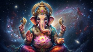 Galactic Lotus Ganesha