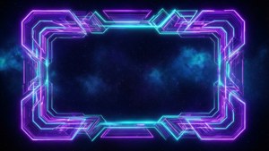 Galactic Neon Geometry