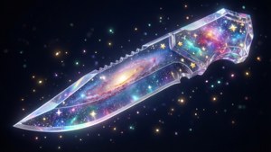 Galaxy Crystal Gacha Knife