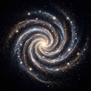 Galaxy Dust Spiral
