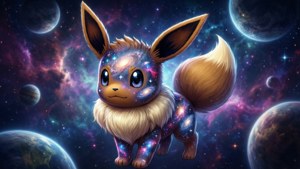 Galaxy Eevee in Space