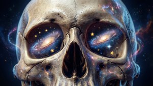 Galaxy Eye Skull
