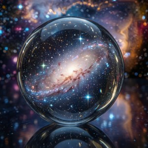 Galaxy Glass Orb