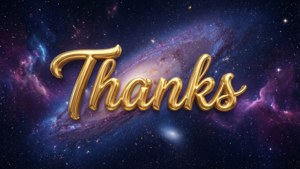 Galaxy Golden Thanks