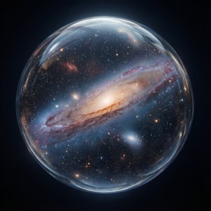 Galaxy Inside Orb