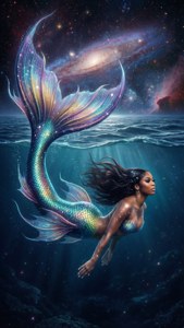 Galaxy Mermaid Doja Cat