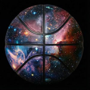 Galaxy Nebula Basketball