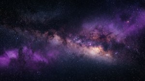 Galaxy Purple Star Stripe