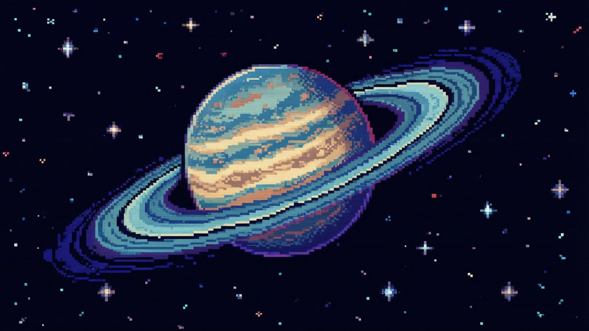 Galaxy Space Scene by Wallpapers.art Studio