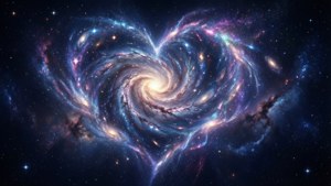 Galaxy Spiral Heart Aura