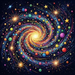 Galaxy Swirl Doodle