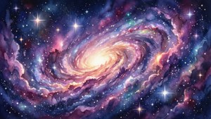 Galaxy Watercolor Dream