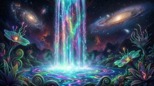 Galaxy Waterfall