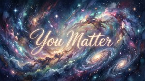 Galaxy You Matter Watercolor