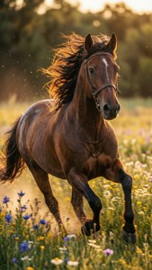 Gallop Through Flowers
