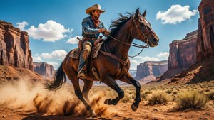 Galloping Through Canyon