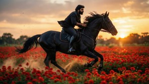 Galloping Through Red Fields