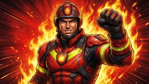 Galo Burning Rescue Hero