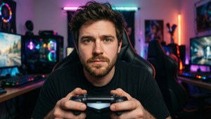 Gamer Setup Portrait