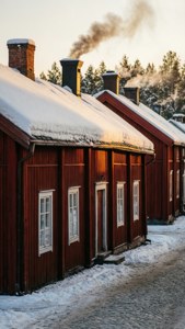 Gammelstad Snowy Alley
