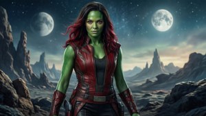 Gamora on Alien World