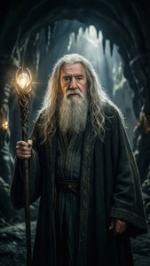 Gandalf in Moria