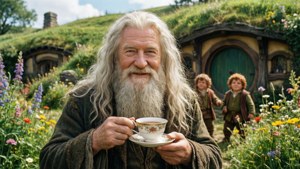 Gandalf in the Shire