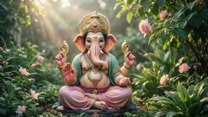 Ganesha in the Garden