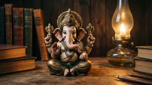 Ganesha on Study Desk
