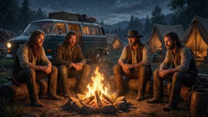 Gang Campfire Night
