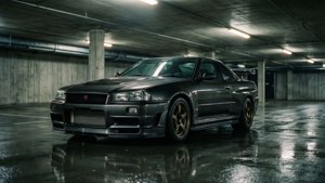 Garage R33 Low Angle