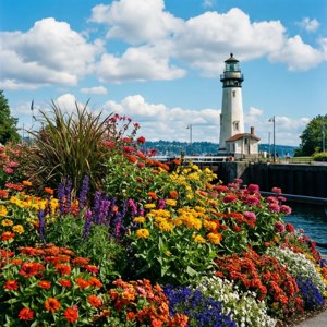 Garden and Lighthouse