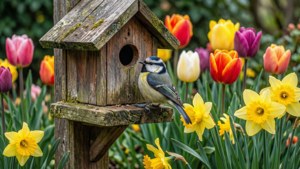 Garden Birdhouse Titmouse