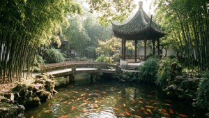 Garden Bridge Serenity