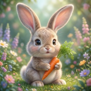 Garden Bunny Toon