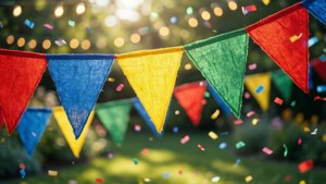 Garden Celebration Pennant