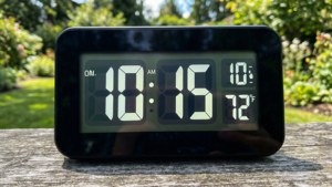 Garden Clock with Weather
