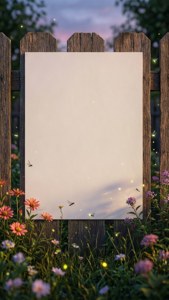 Garden Fence Poster