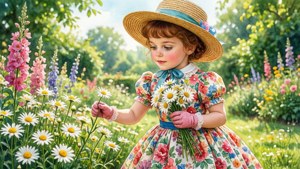 Garden Flower Picking