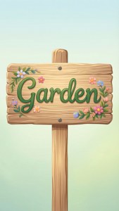 Garden Flower Sign