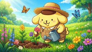 Garden Fun Pompompurin