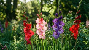 Garden Gladiolus Bloom