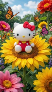 Garden Hello Kitty