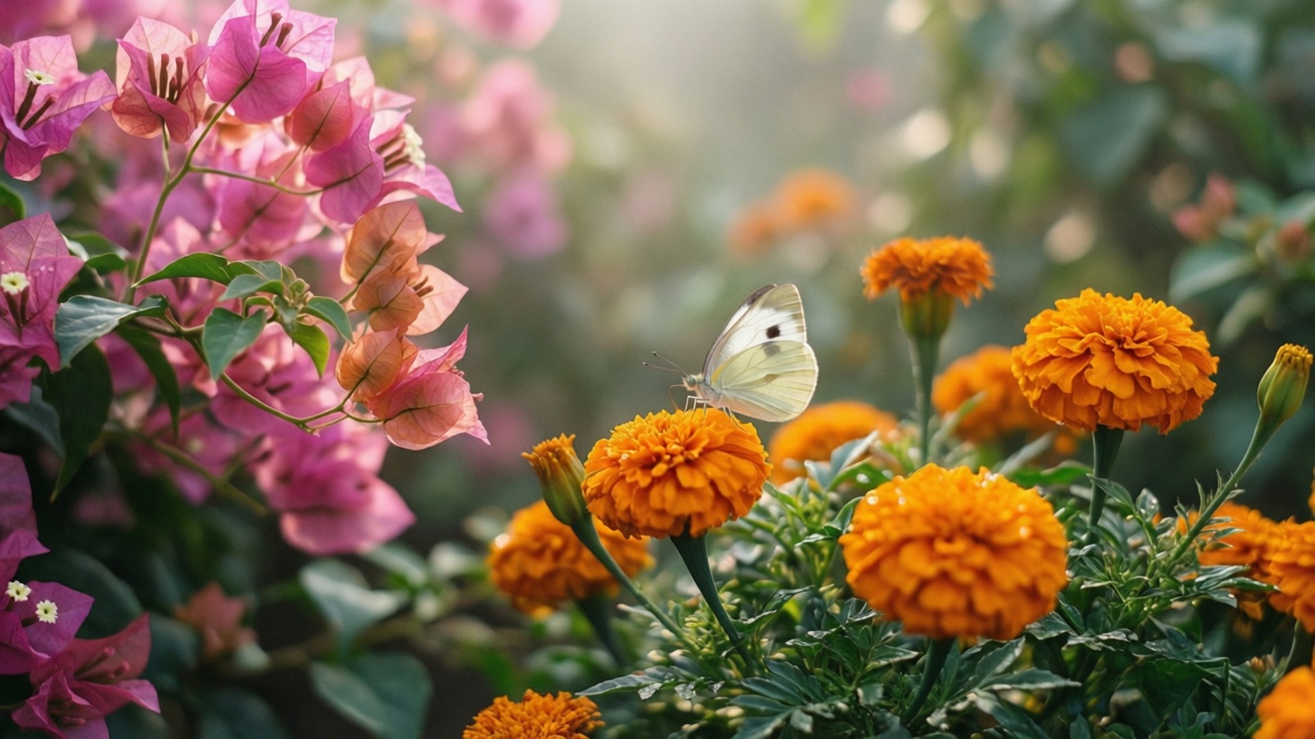 Garden in Bloom by Wallpapers.art Studio